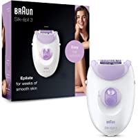 Los mejores  - Braun Silk-épil 3 3-170 Depiladora Eléctrica Mujer para Una Depilación Duradera- Sistema de 20 Pinzas- Luz Smartlight…
